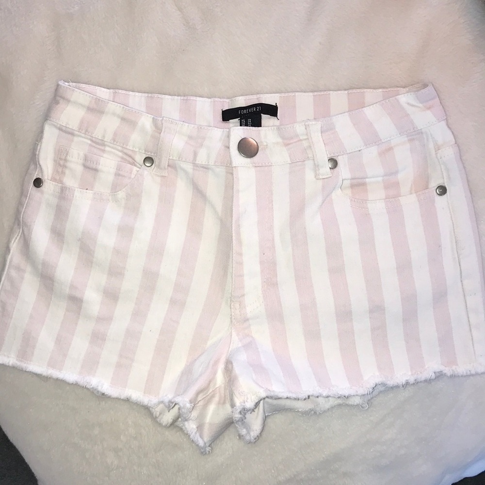 Forever 21 Striped shorts